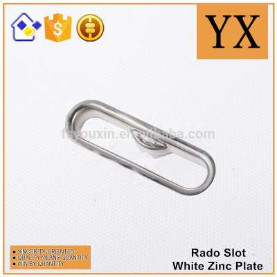 White zinc plated metal rado ring for Venezuela market