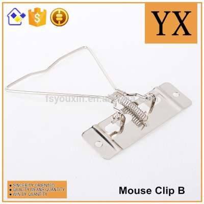 Environment electroplating,Non-rust mouse trap,best selling metal mouse clip